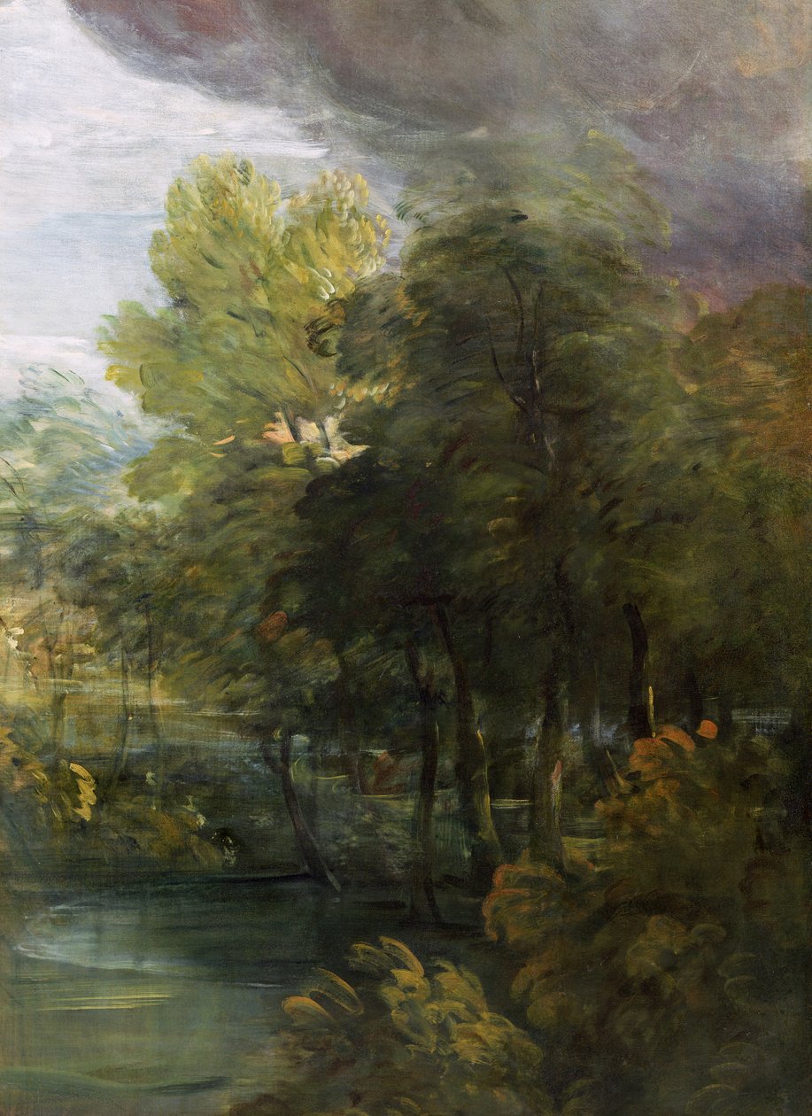 Maisema uima-altaalla tekijältä Thomas Gainsborough