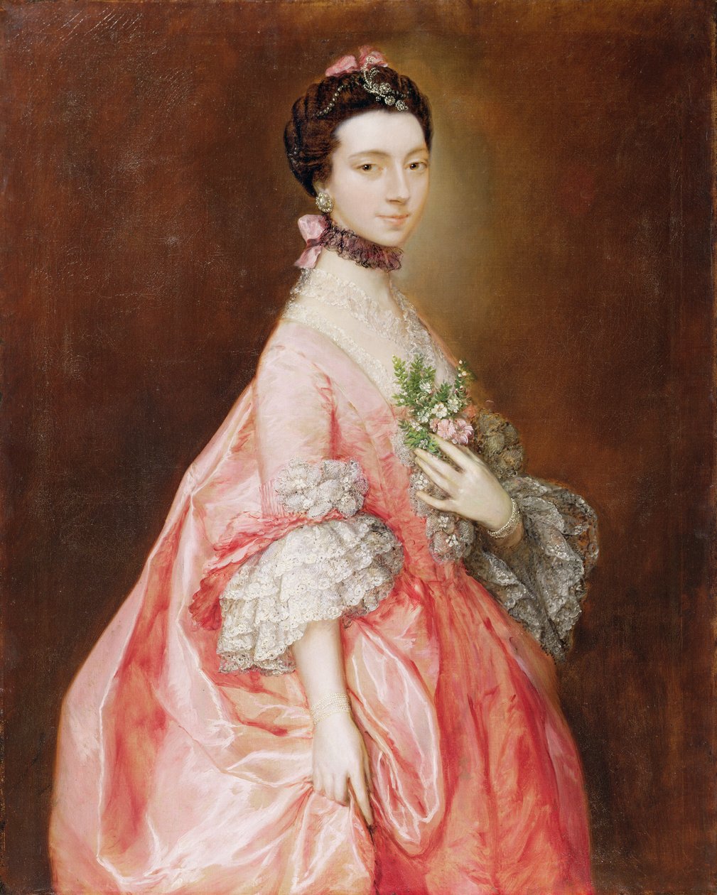 Mary Little, myöhemmin Lady Carr tekijältä Thomas Gainsborough