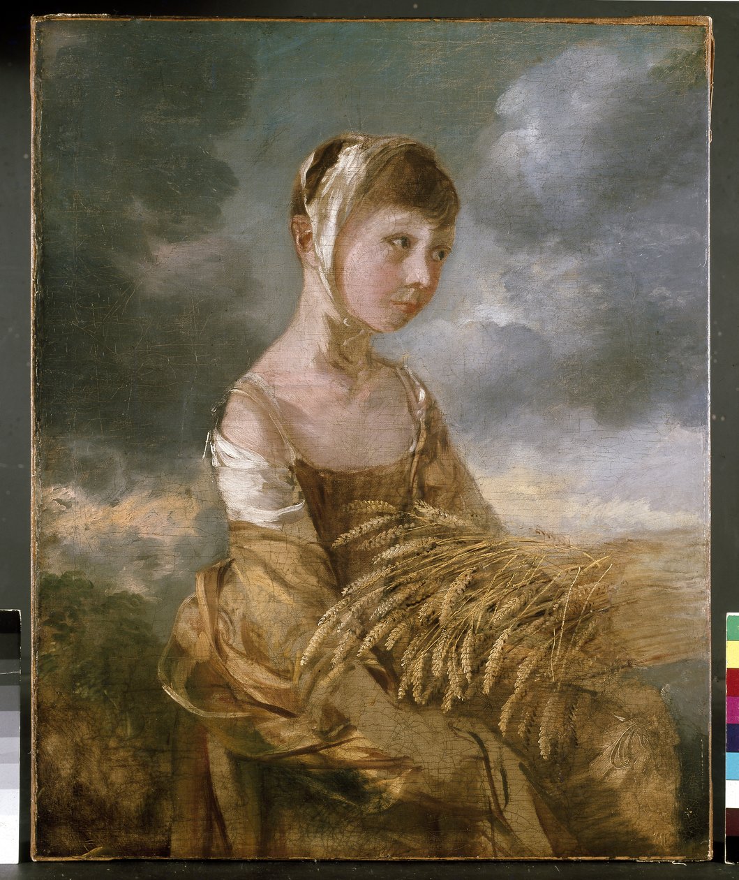 Neiti Gainsborough keräilemässä, 1700-luku tekijältä Thomas Gainsborough