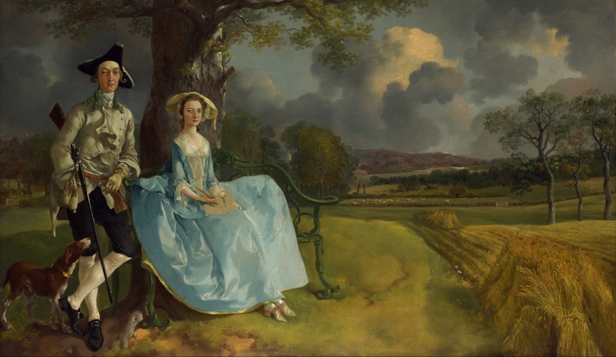 Herra ja rouva Andrews tekijältä Thomas Gainsborough