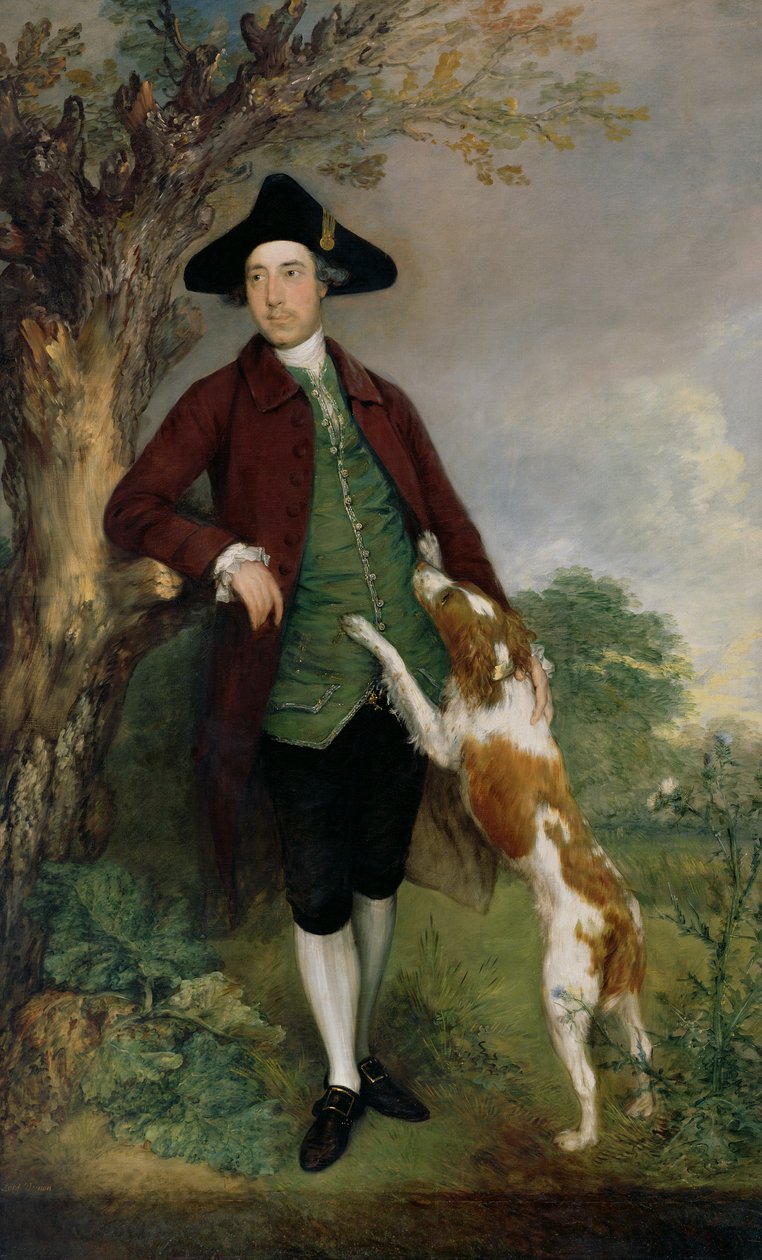 Muotokuva George Venables Vernonista, 2. Lord Vernon, 1767 tekijältä Thomas Gainsborough