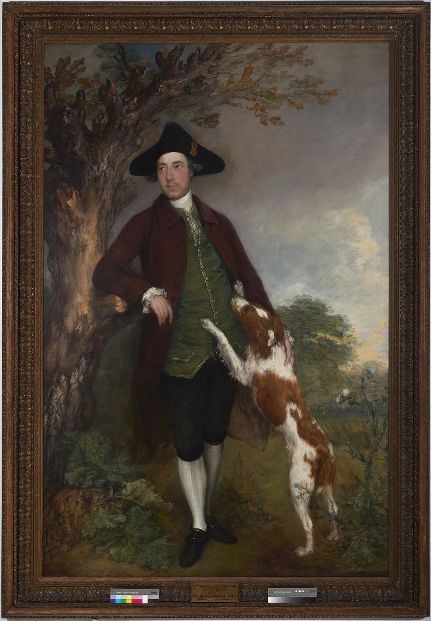 Muotokuva George Venables Vernonista, 2. Lord Vernon, 1767 tekijältä Thomas Gainsborough