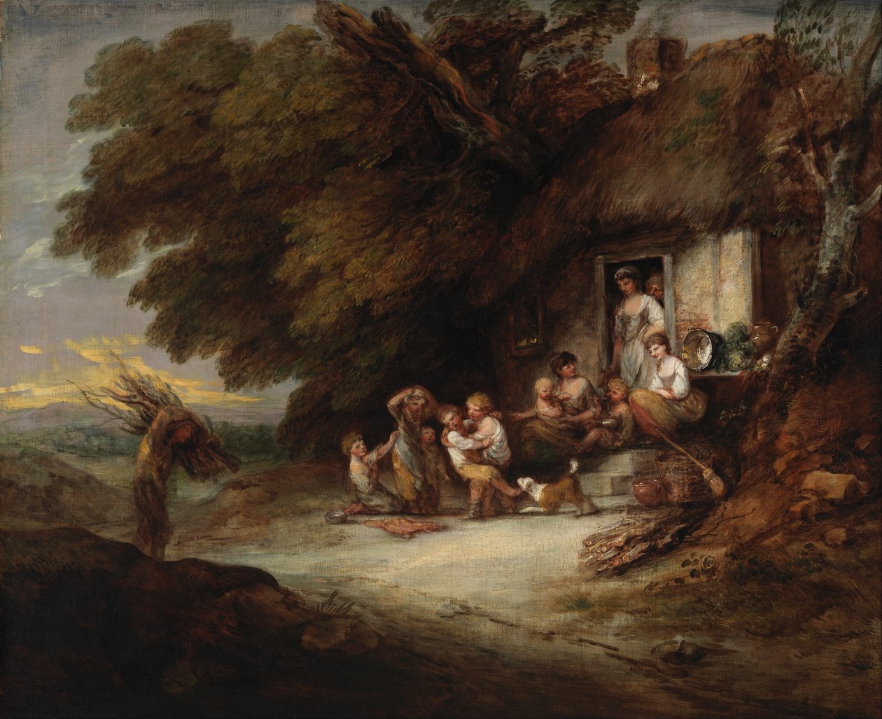 Mökin ovi tekijältä Thomas Gainsborough