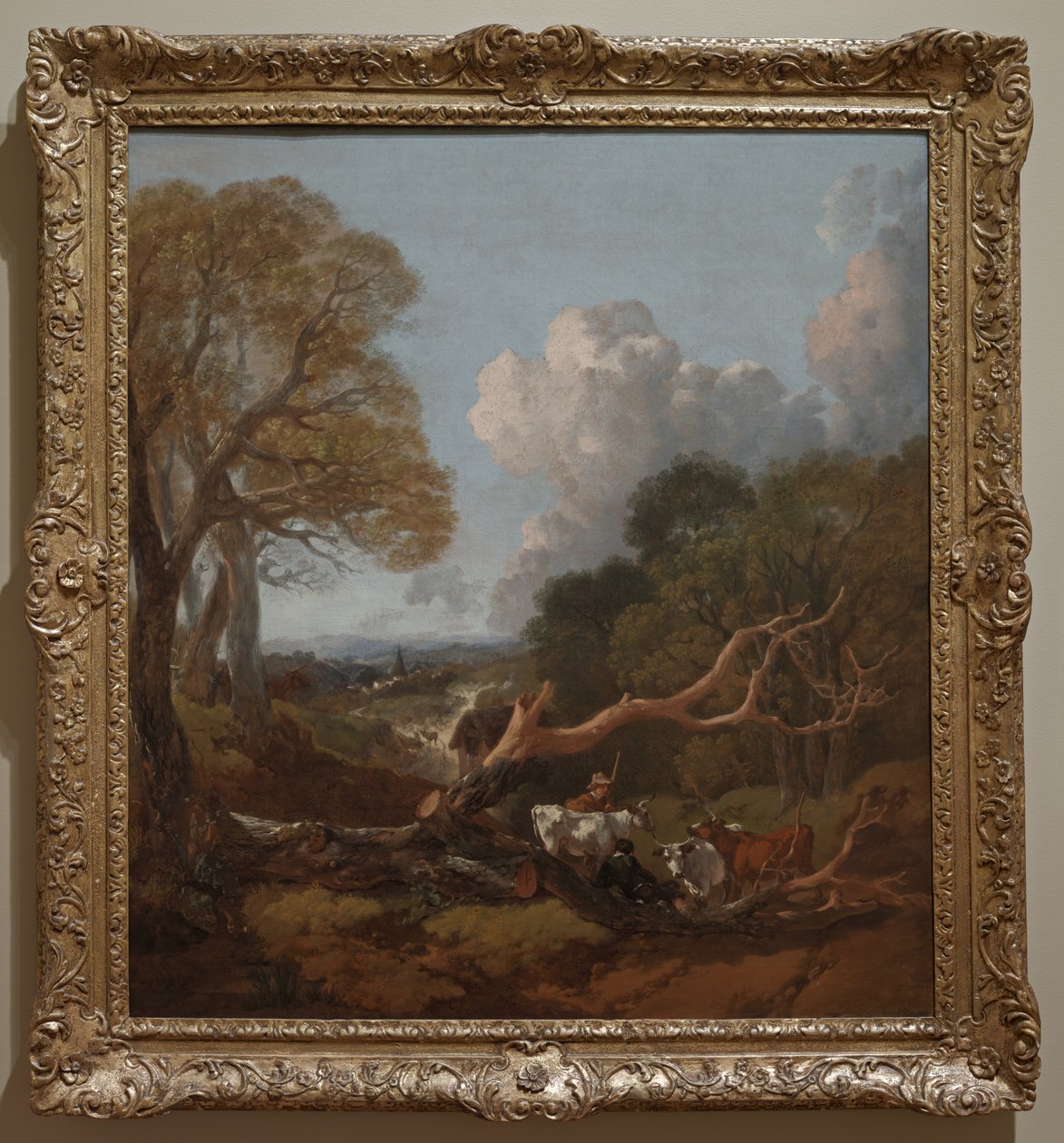 Kaatunut puu, luultavasti vuosina 1750-1753 tekijältä Thomas Gainsborough