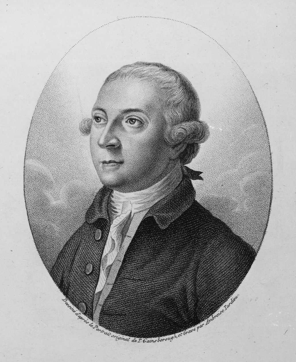 Thomas Pennant, kaiverrus Ambroise Tardieu tekijältä Thomas Gainsborough