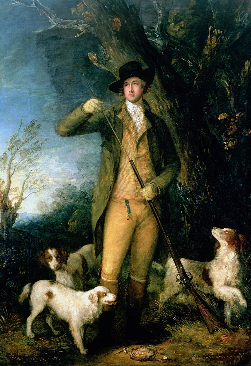 Thomas William Coke (1752-1842) Leicesterin ensimmäinen jaarli (toisesta luomisesta) tekijältä Thomas Gainsborough