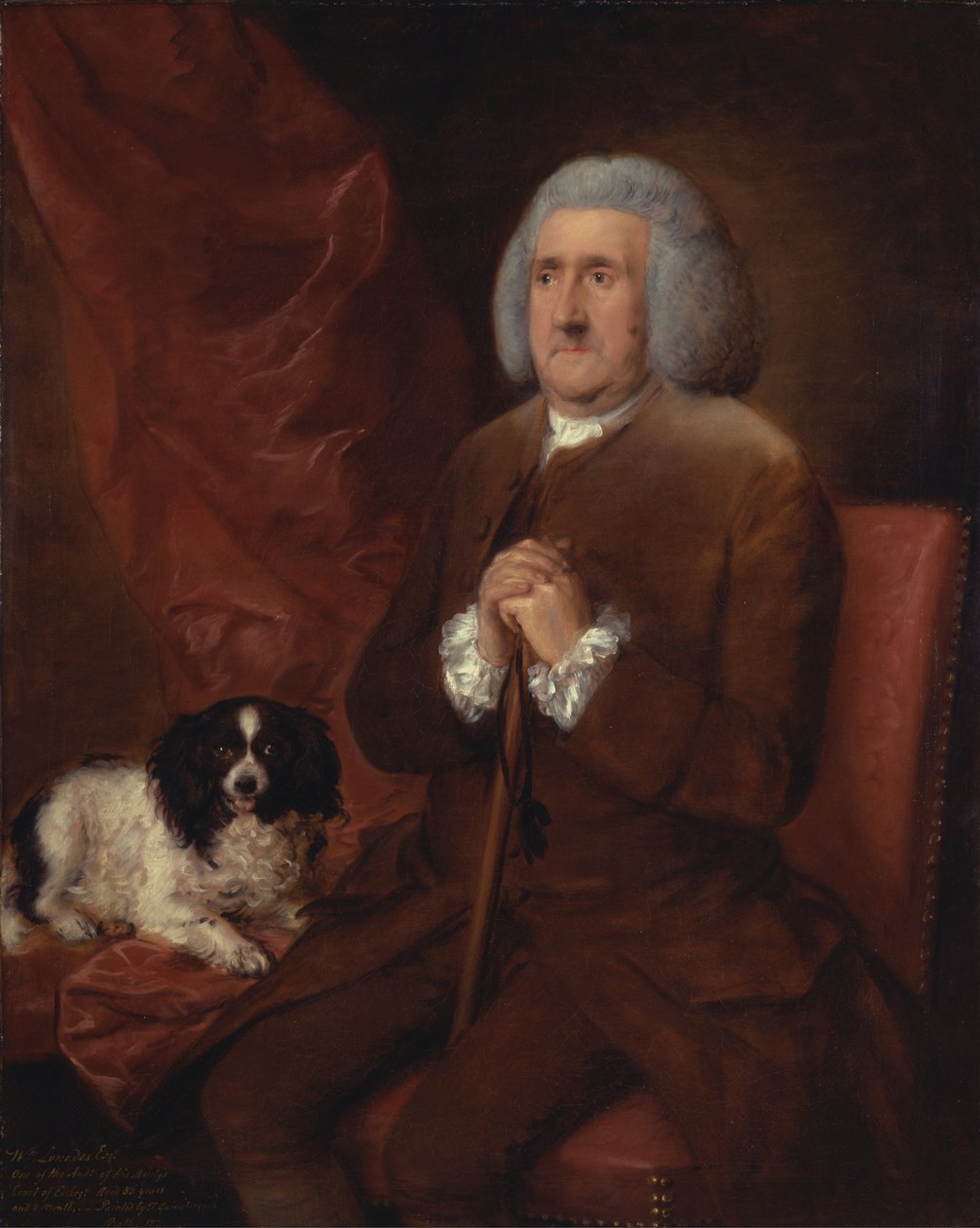 William Lowndes, Hänen Majesteettinsa valtiokonttorin tilintarkastaja tekijältä Thomas Gainsborough