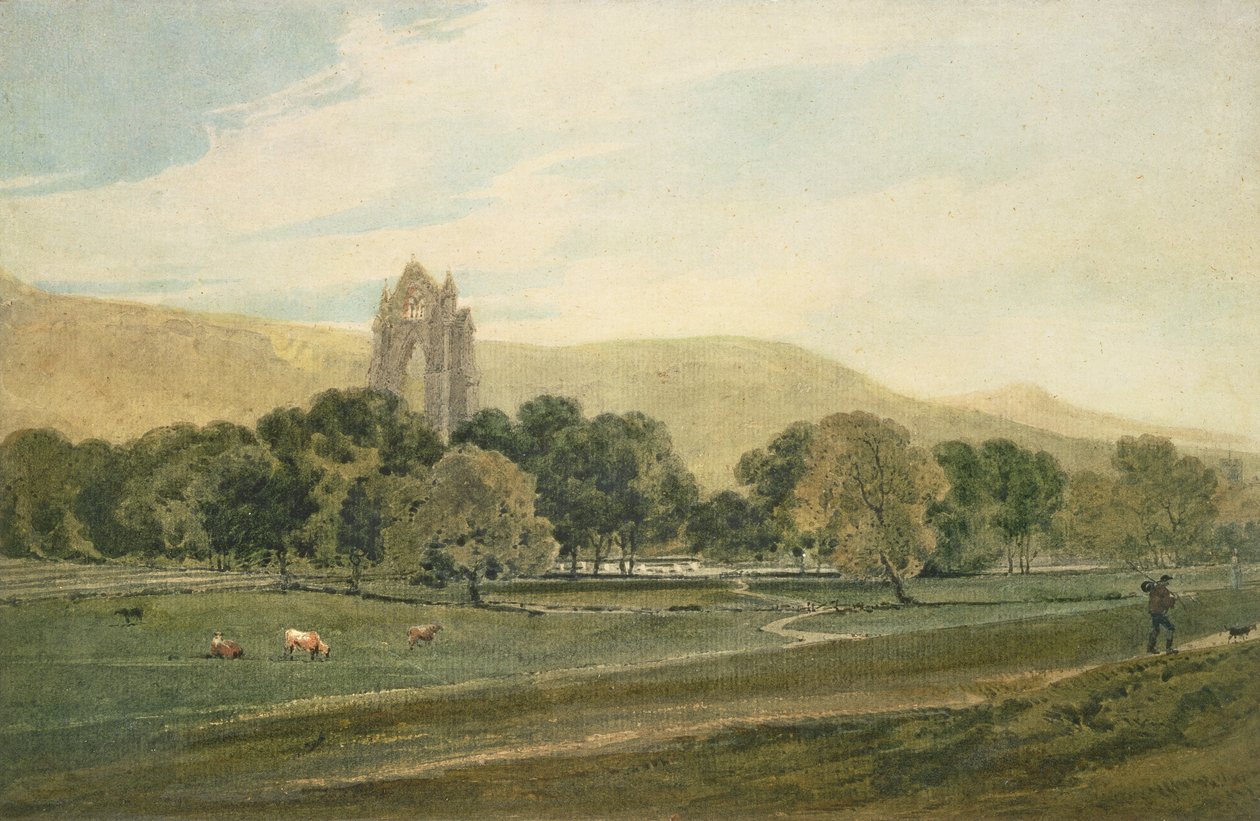 Guisborough Priory tekijältä Thomas Girtin