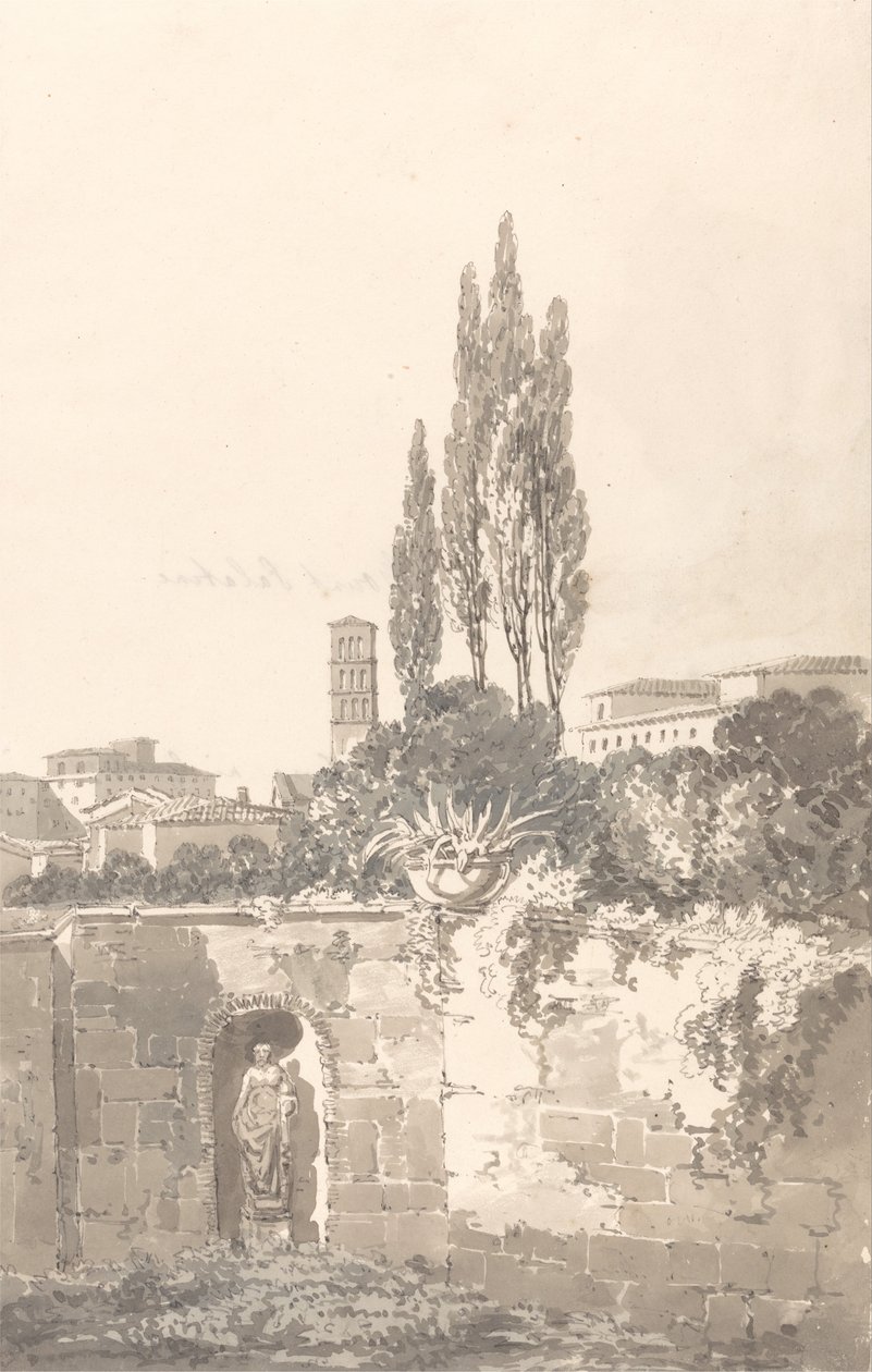 Farnese Gardensissa, Roomassa tekijältä Thomas Girtin