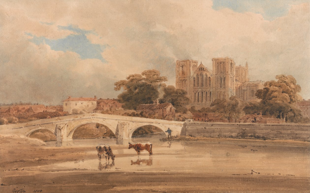 Ripon Minster, Yorkshire tekijältä Thomas Girtin