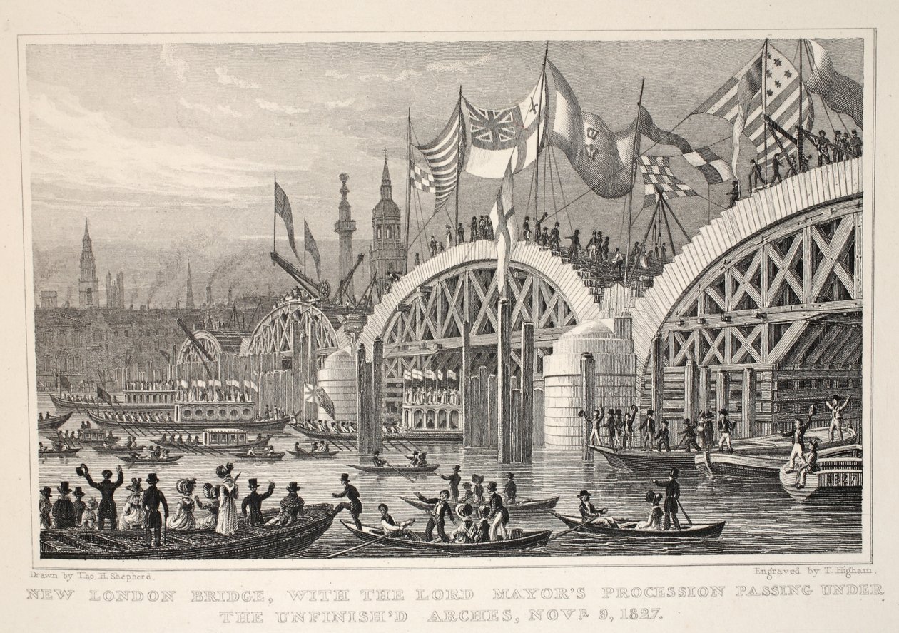 New London Bridge, jossa Lord Mayor