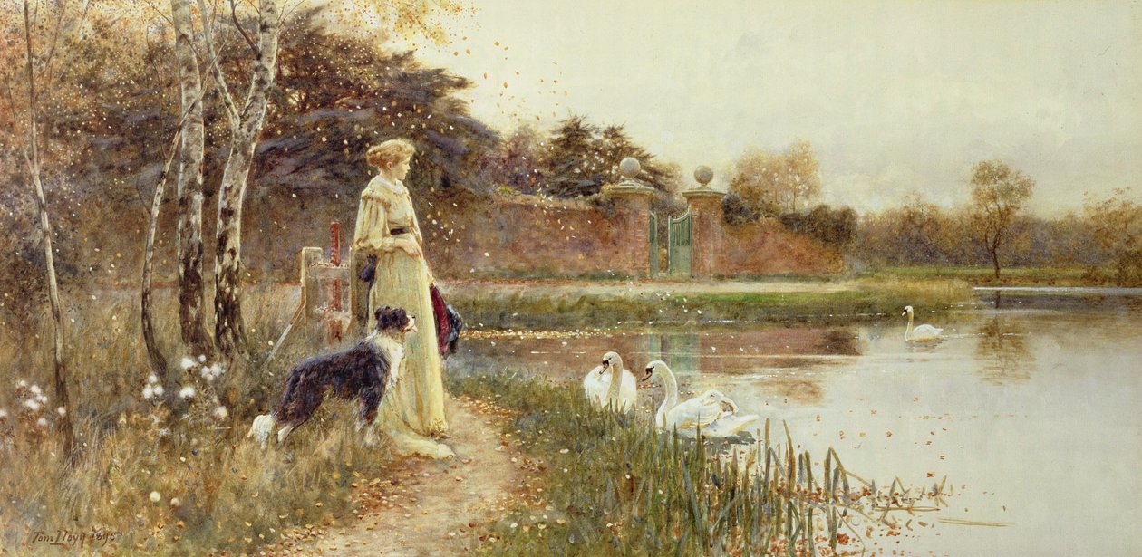 Syksyn lehdet, 1895 tekijältä Thomas James Lloyd