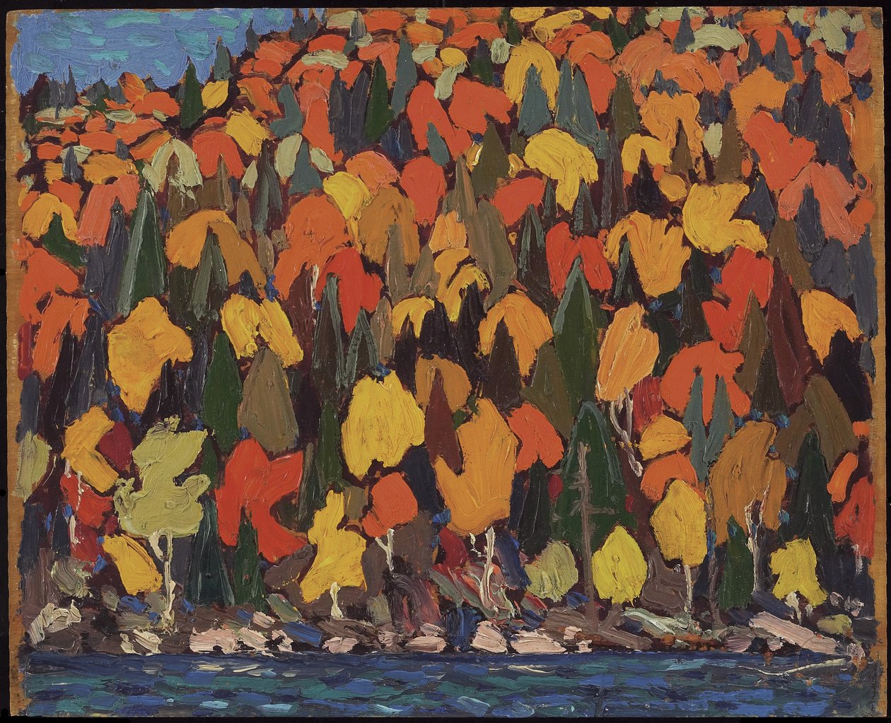 Syksyn lehdet, syksy tai talvi 1915 tekijältä Tom Thomson