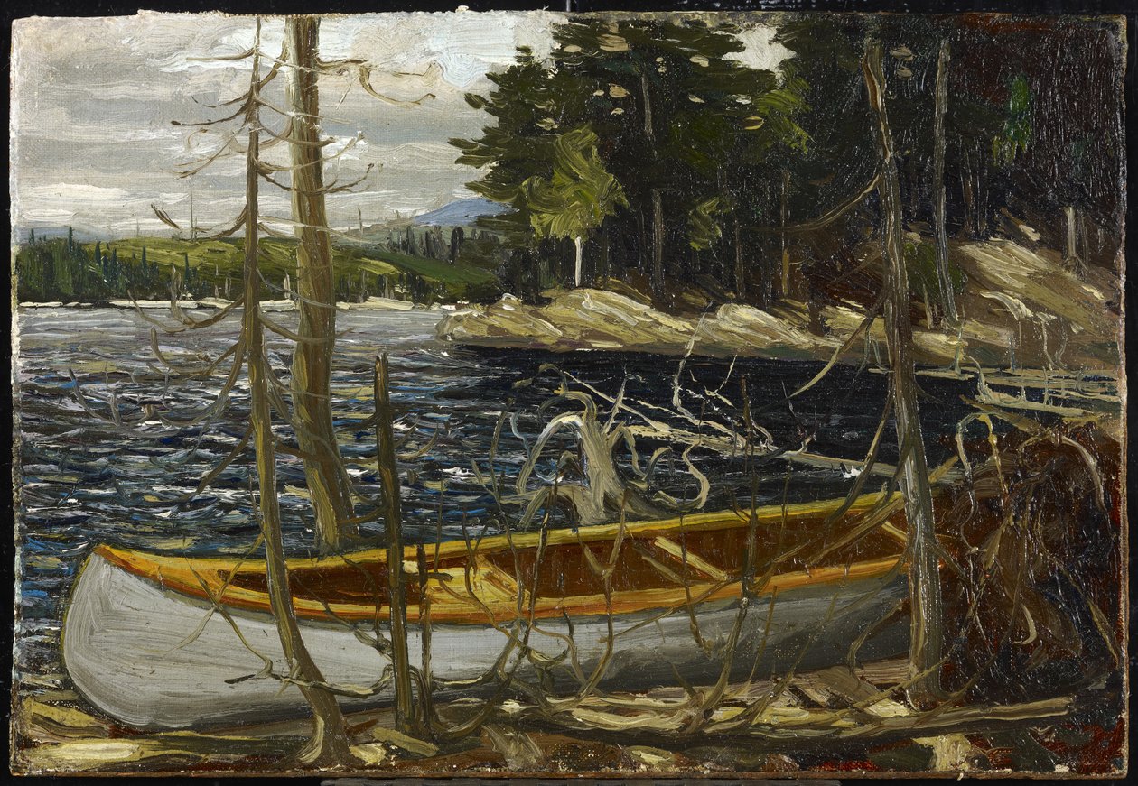 Kanootti, kevät tai syksy 1914 tekijältä Tom Thomson