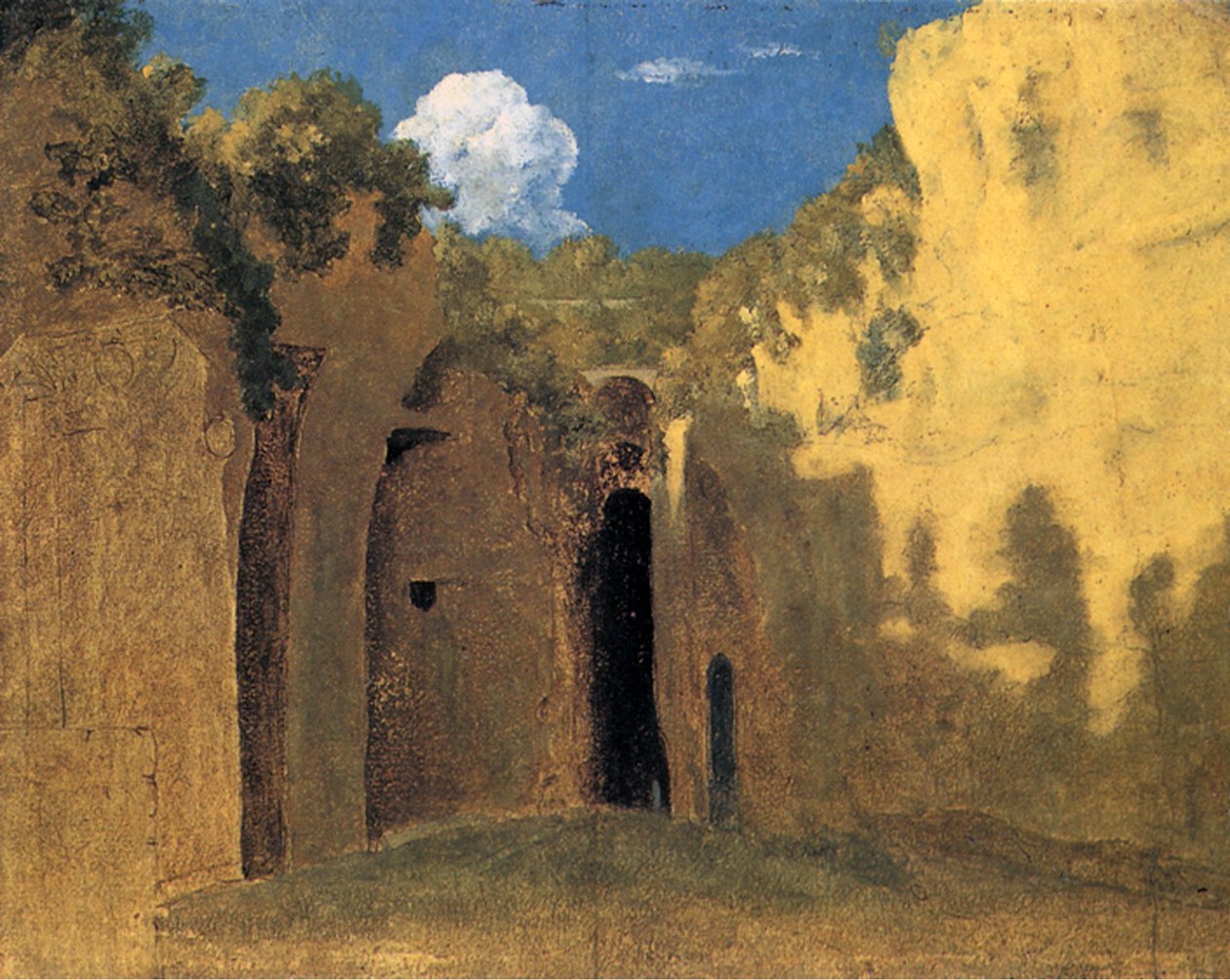 Posillipon luola, 1782 tekijältä Thomas Jones