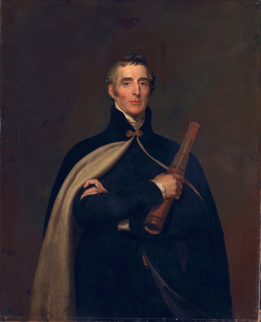 Arthur Wellesley, Wellingtonin herttua, kaukoputken kanssa tekijältä Thomas Lawrence