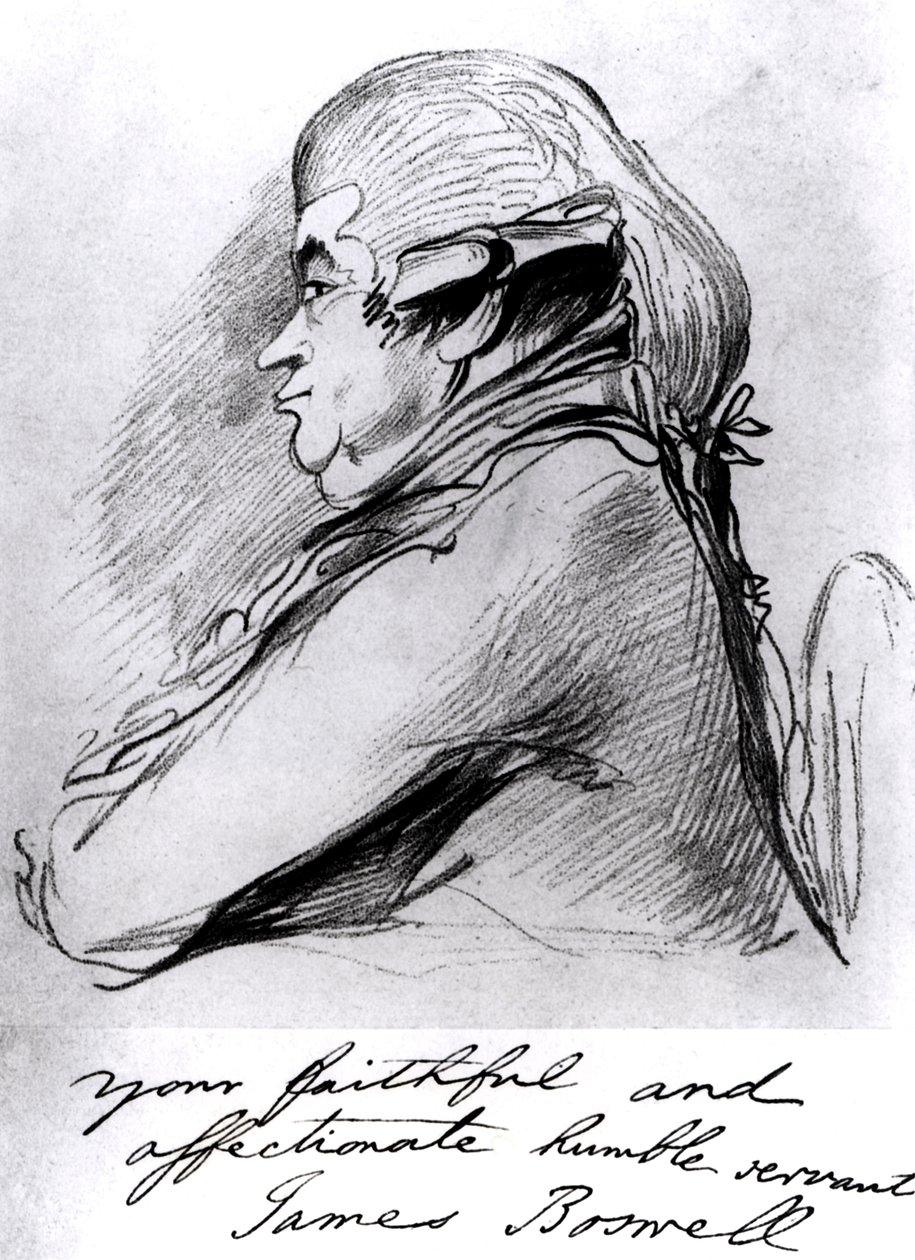 James Boswell (1740-1795), n. 1790-1795 tekijältä Thomas Lawrence