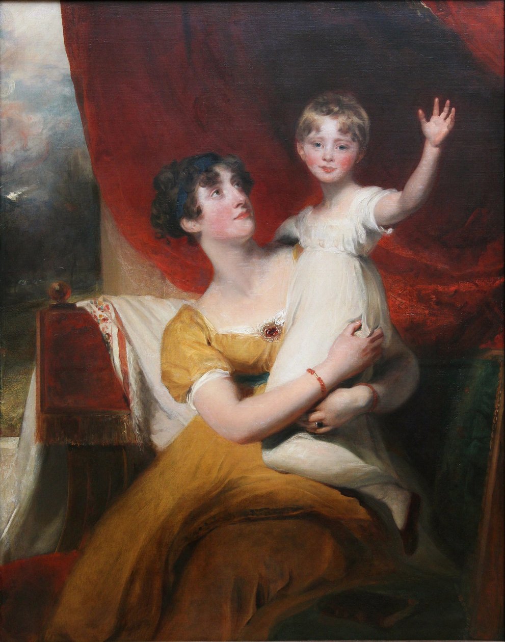 Lady Orde tyttärensä Annen kanssa tekijältä Thomas Lawrence