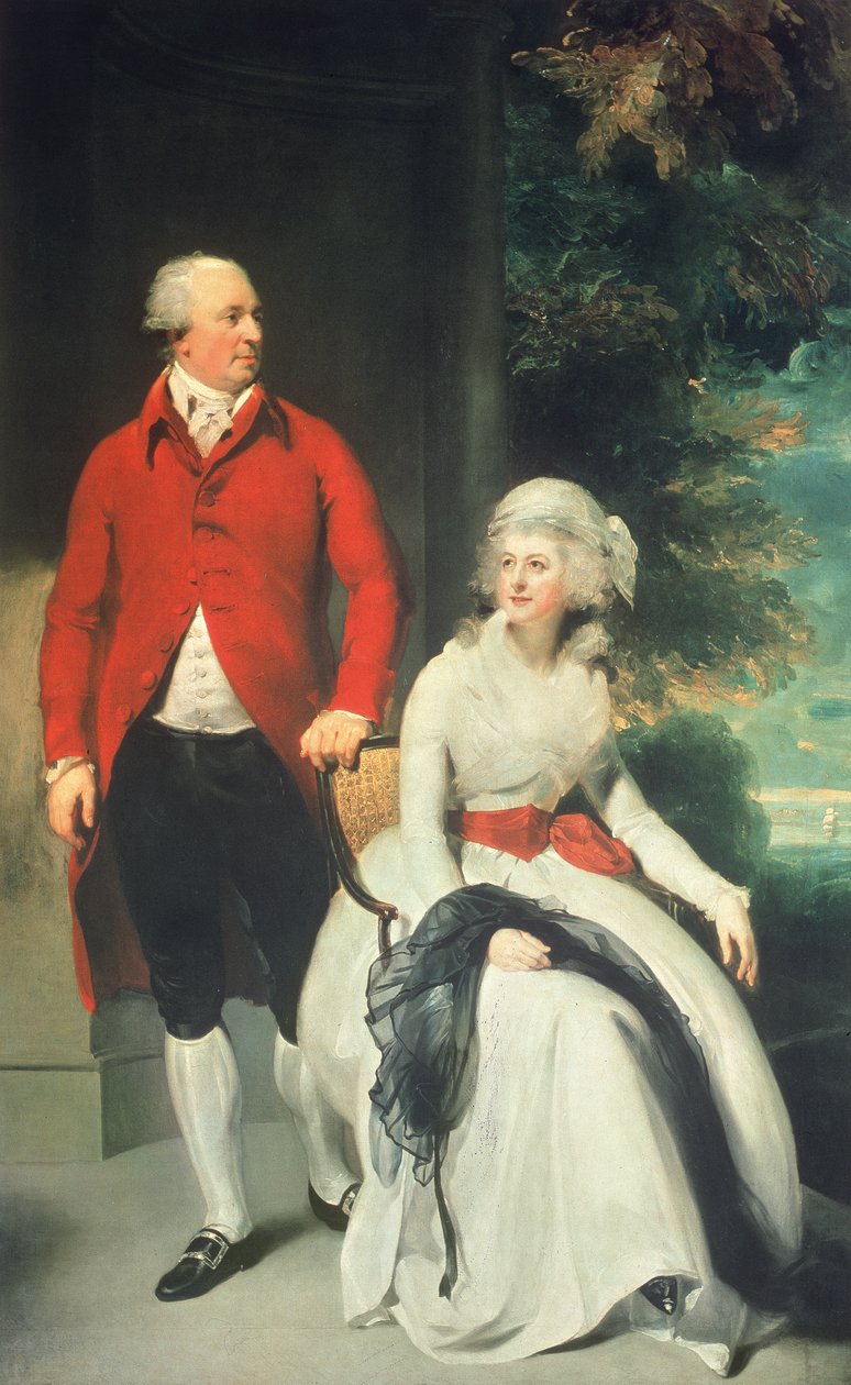 John Julius Angerstein (1735-1823) ja hänen toinen vaimonsa Eliza Payne (1748-1800), 1792 tekijältä Thomas Lawrence
