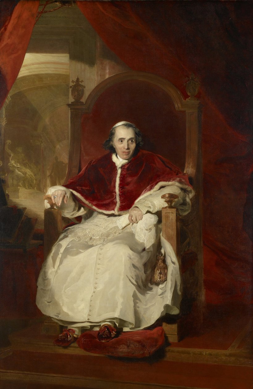 Paavi Pius VII (1742-1823) tekijältä Thomas Lawrence