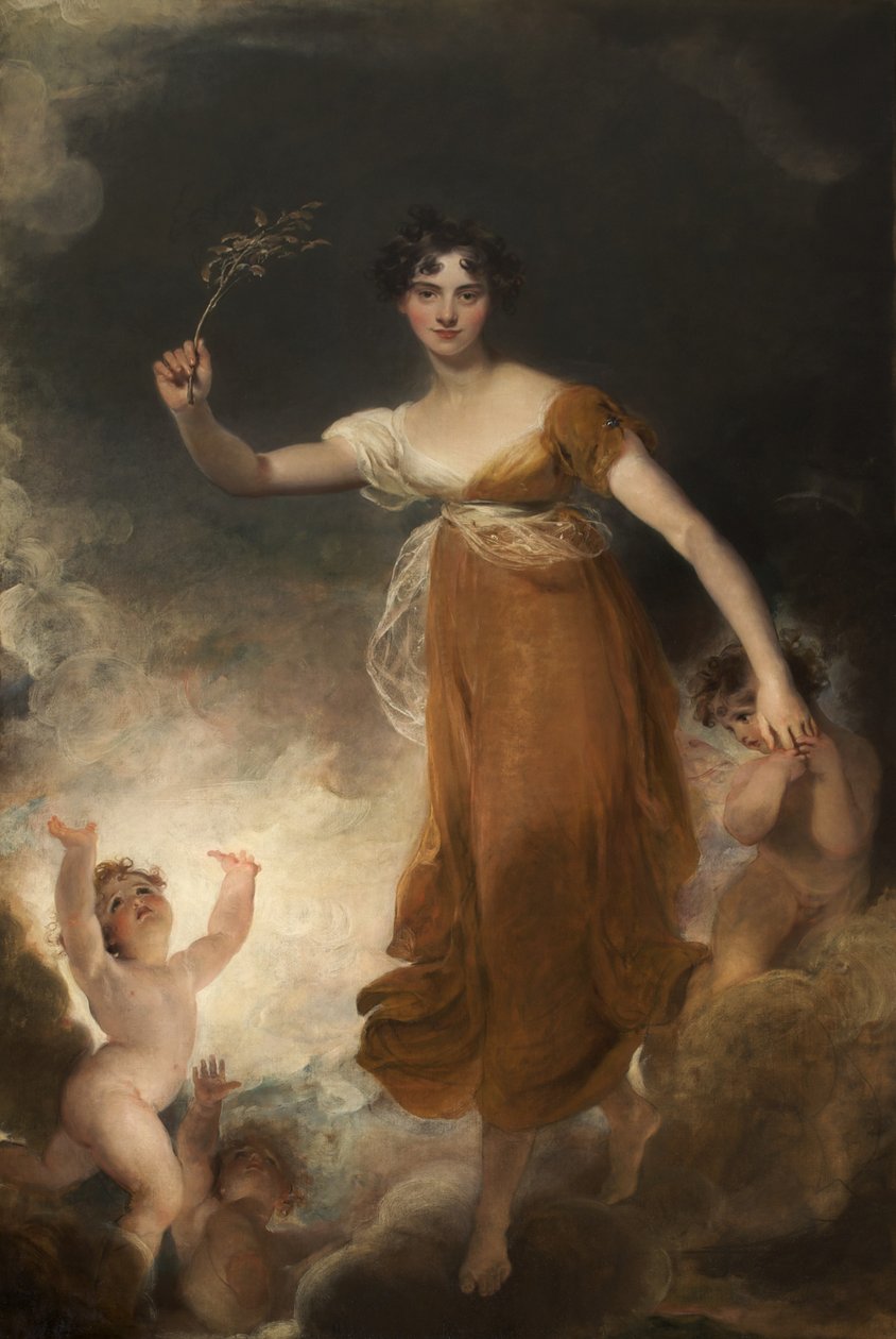 Georgina Marian muotokuva, Lady Leicester toivona, 1814 tekijältä Thomas Lawrence