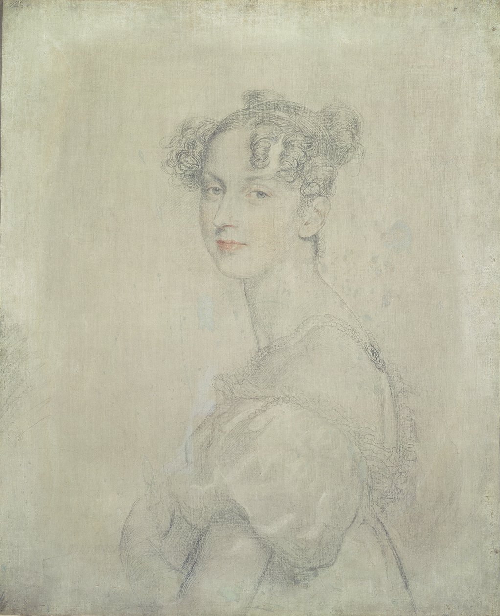 Prinsessa Darya Lievenin (1785-1857) muotokuva 1820-23 (lyijykynä, punainen ja valkoinen liitu) tekijältä Thomas Lawrence