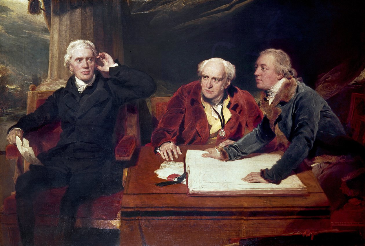 Sir Francis Baring, pankkiiri ja East India Companyn johtaja, työtovereineen tekijältä Thomas Lawrence