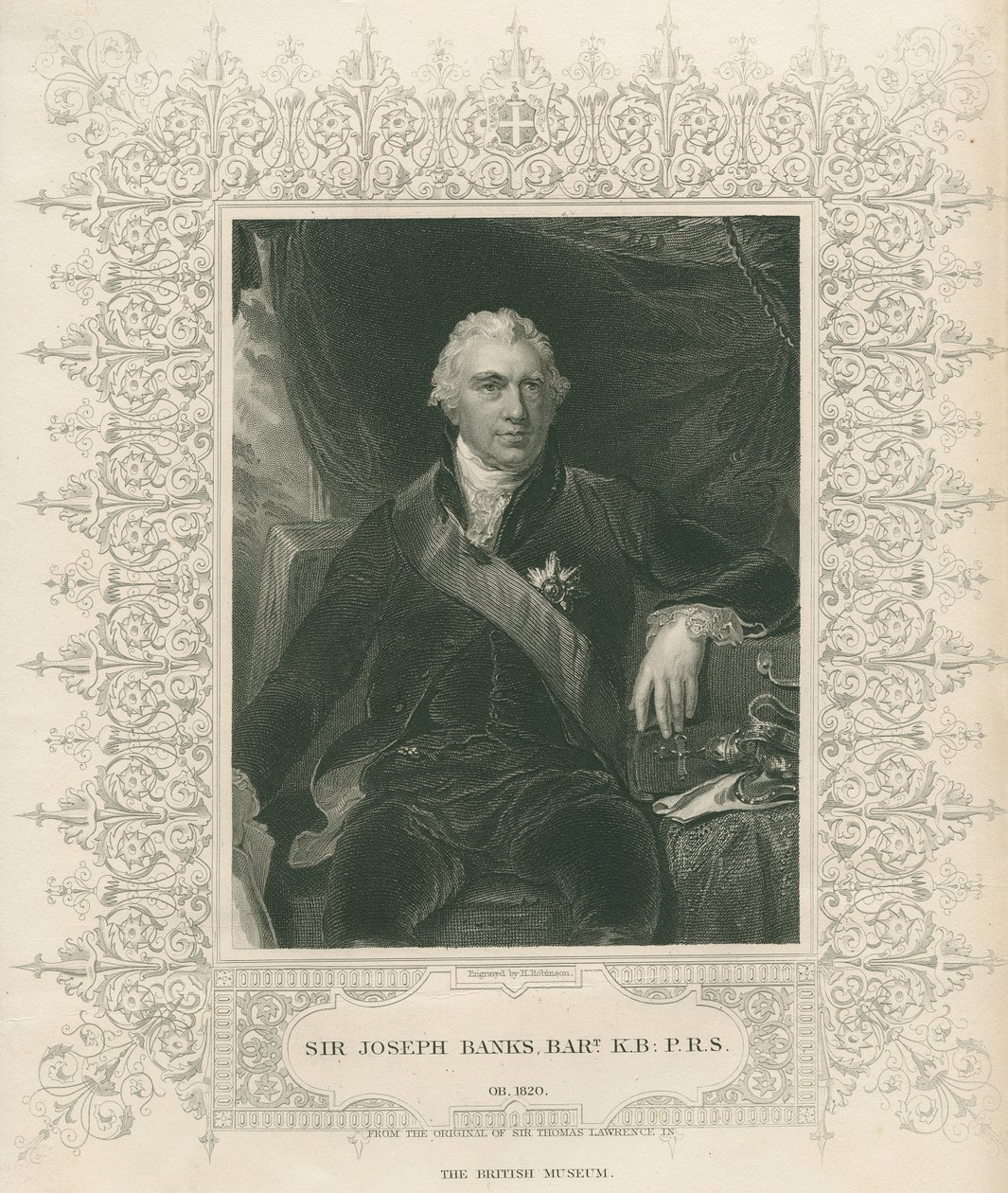 Sir Joseph Banks tekijältä Thomas Lawrence