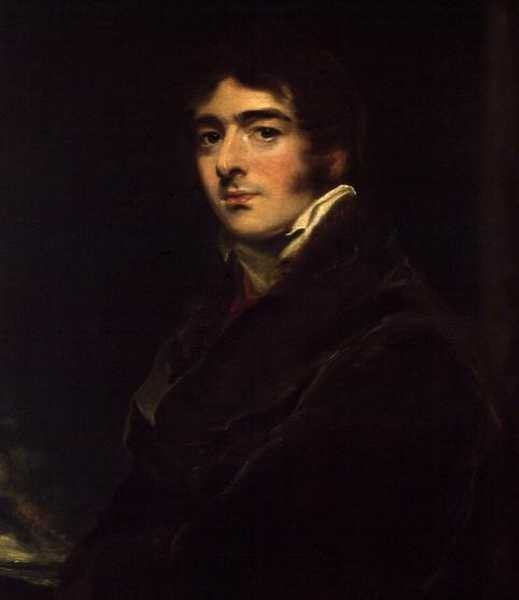 William Lamb (1779-1848) myöhemmin 2. varakreivi Melbourne (öljy) tekijältä Thomas Lawrence