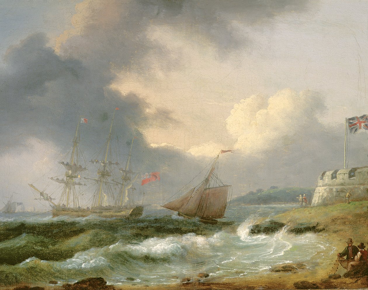 Poissa lentueesta, Cowes tekijältä Thomas Luny