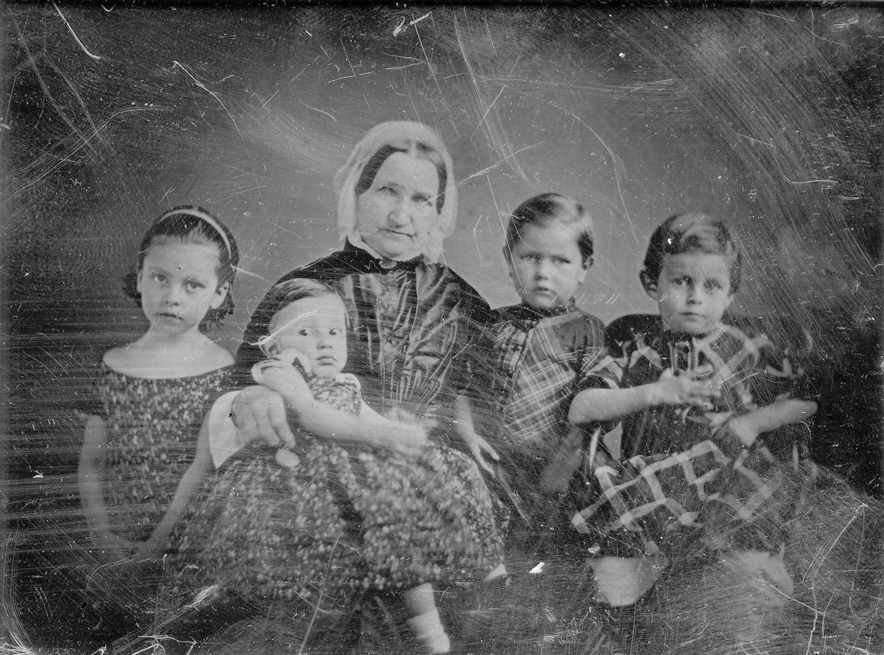 Rouva Ernst Carl Angelrodt (Eliza Westhoff) ja lapset tekijältä Thomas M. Easterly