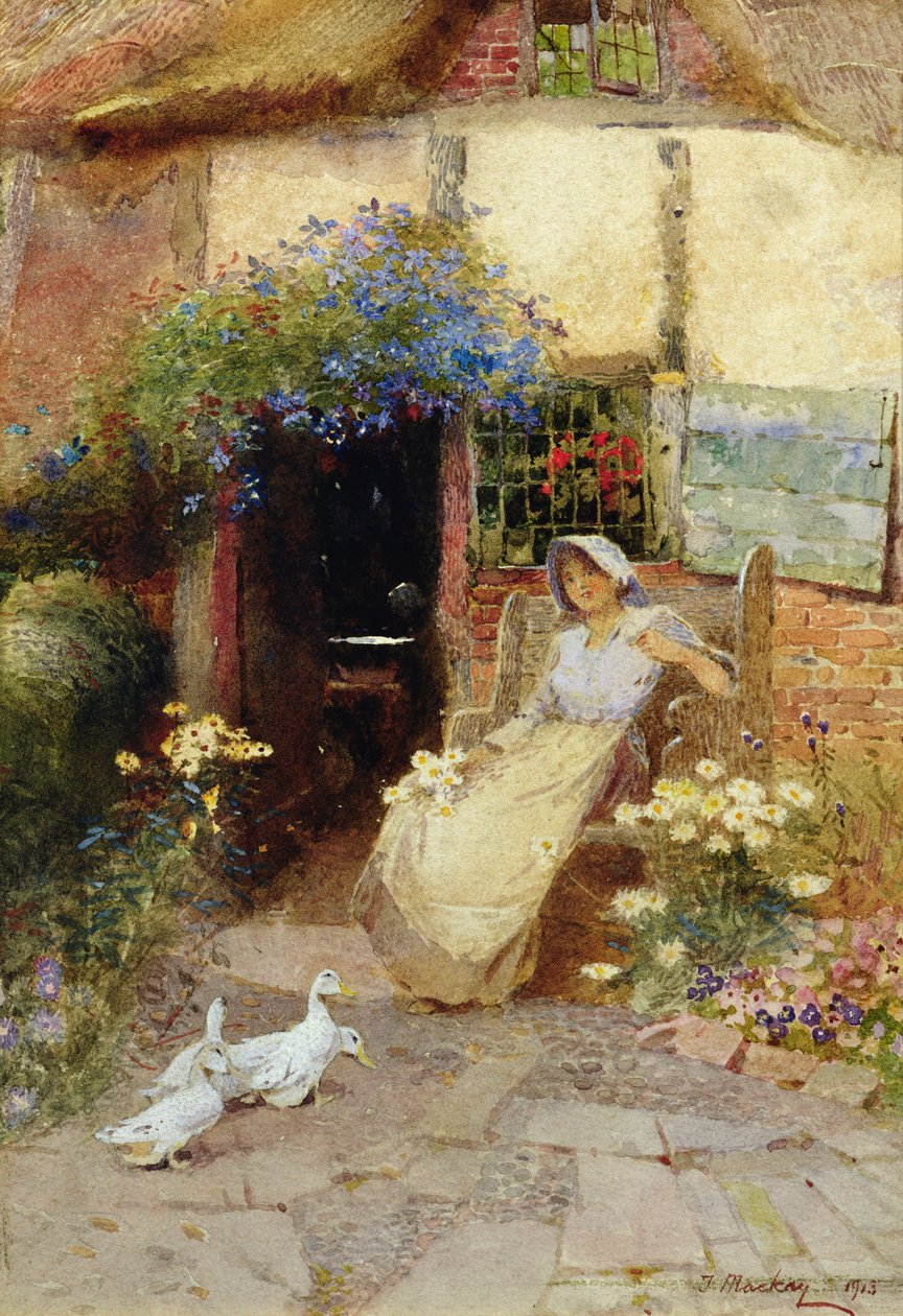 Mökin ovella, 1913 tekijältä Thomas Mackay