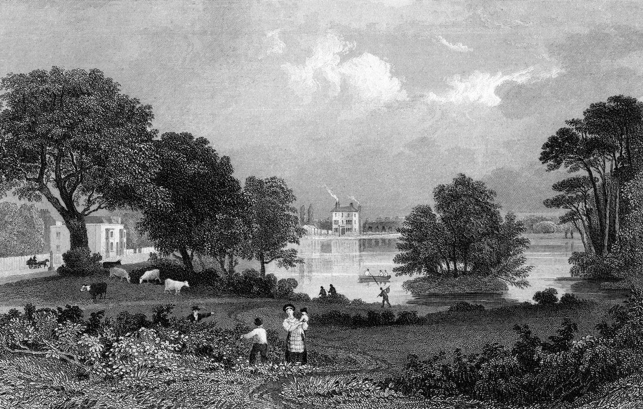 The Eagle, Snaresbrook, kaiverrus Samuel Lacey, 1832 tekijältä Thomas Mann Baynes