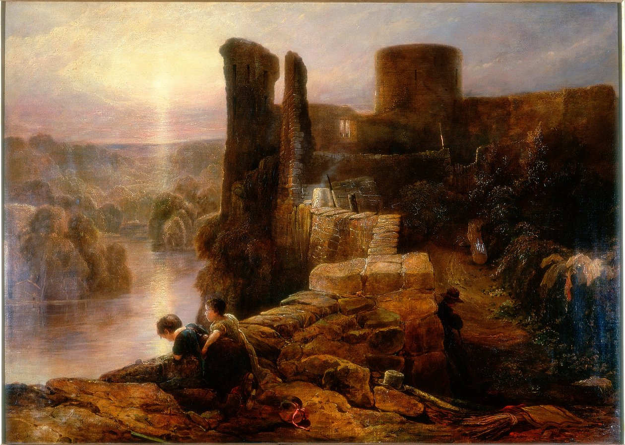 Barnardin linna, Durhamin kreivikunta, noin 1826 tekijältä Thomas Miles Richardson