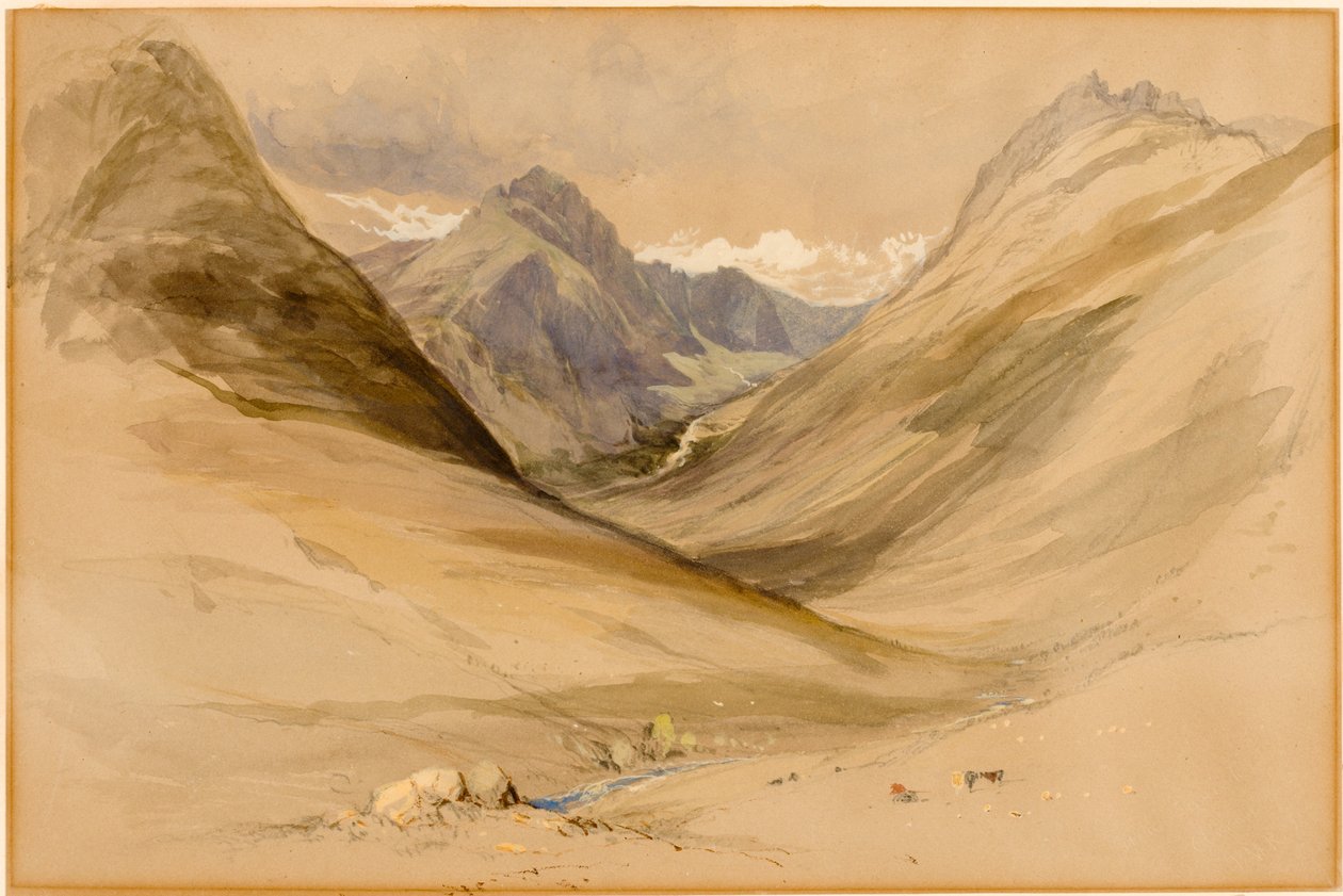 Glen Sannox, Arran (vartalonväri) tekijältä Thomas Miles Richardson