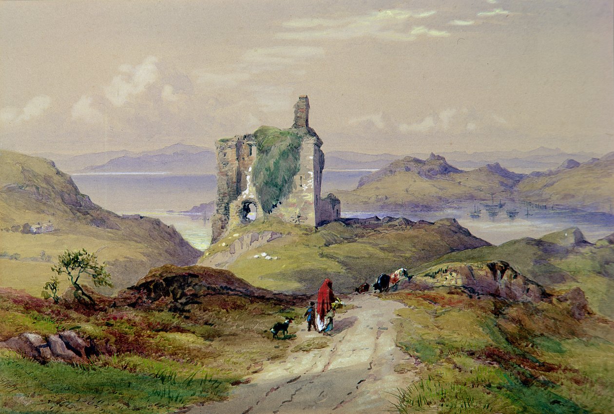 Tarbertin linna, Loch Fyne tekijältä Thomas Miles Richardson
