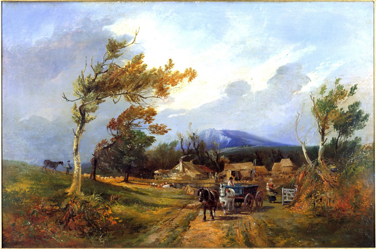 Teesdale (öljy paneelille (puu)) tekijältä Thomas Miles Richardson