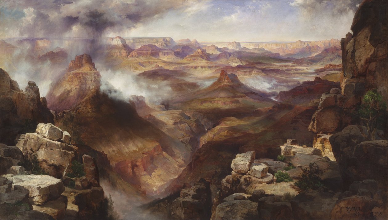 Colorado -joen Grand Canyon tekijältä Thomas Moran