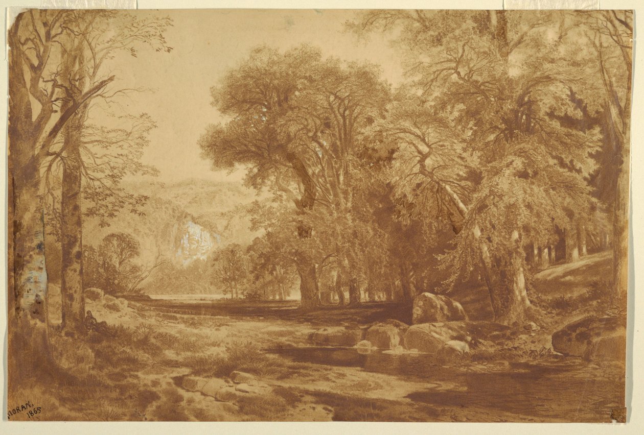 Valokuva, Ylä -Delaware tekijältä Thomas Moran