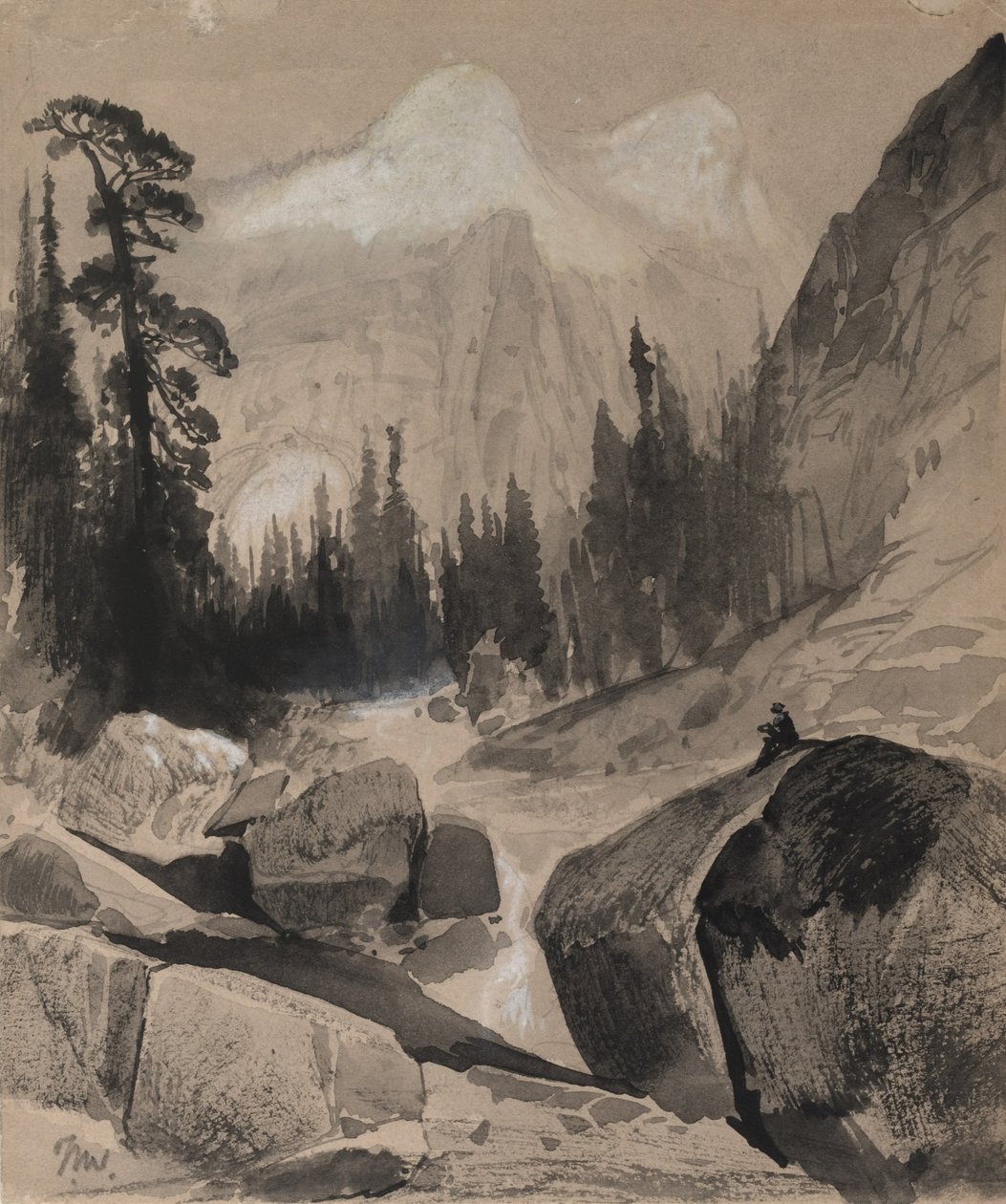 North Dome, Yosemite, Kalifornia tekijältä Thomas Moran