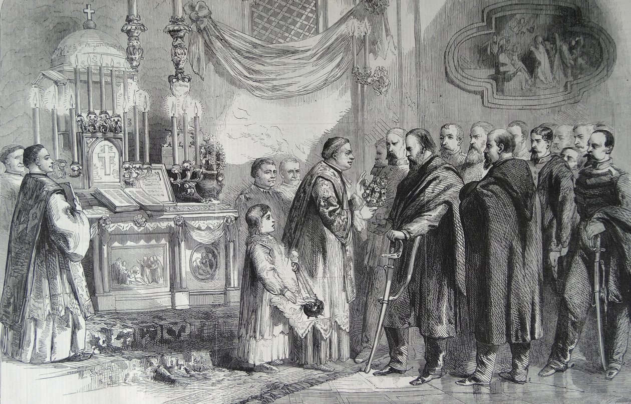 Napolin vallankumous-Garibaldi, 1860 tekijältä Thomas Nast