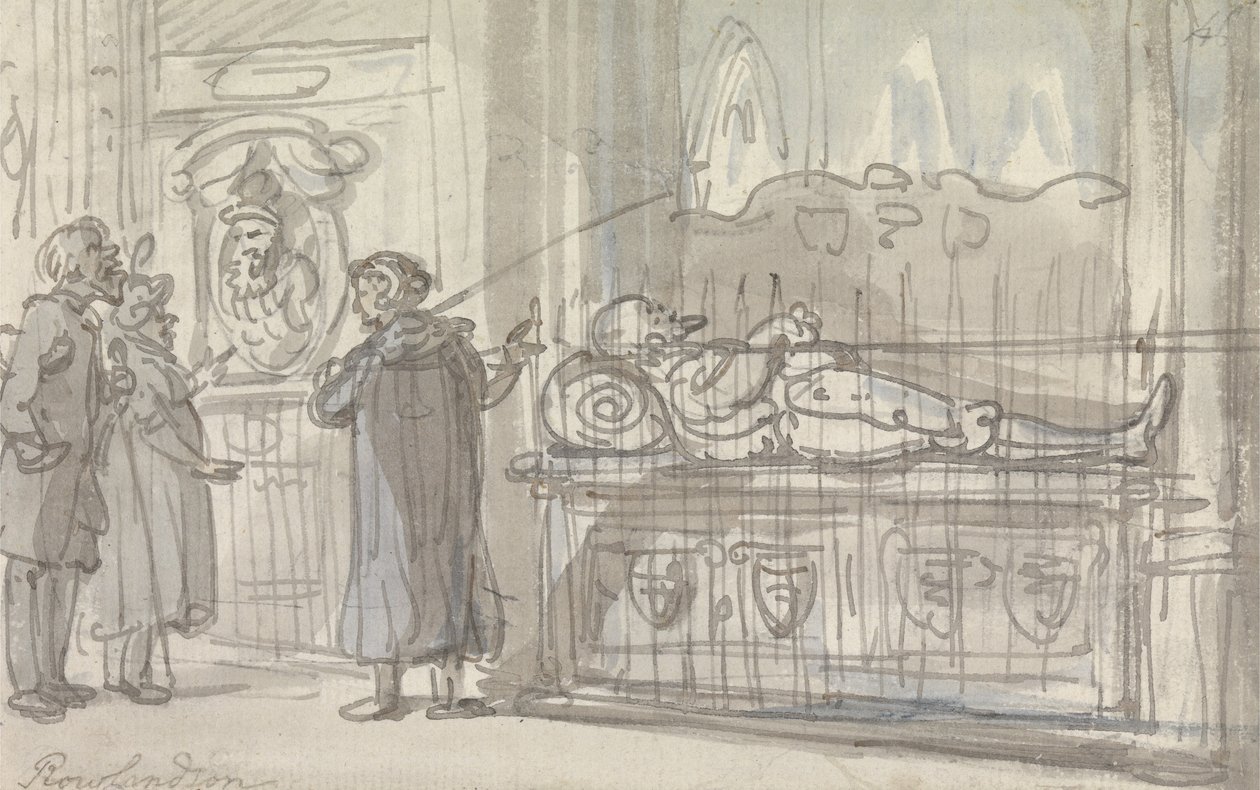 Kierros katedraalissa tekijältä Thomas Rowlandson