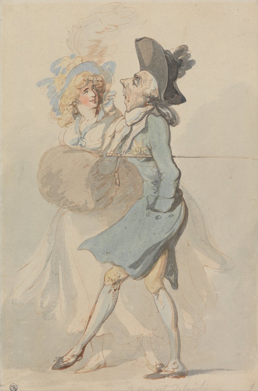 Kulunut Debauchée tekijältä Thomas Rowlandson