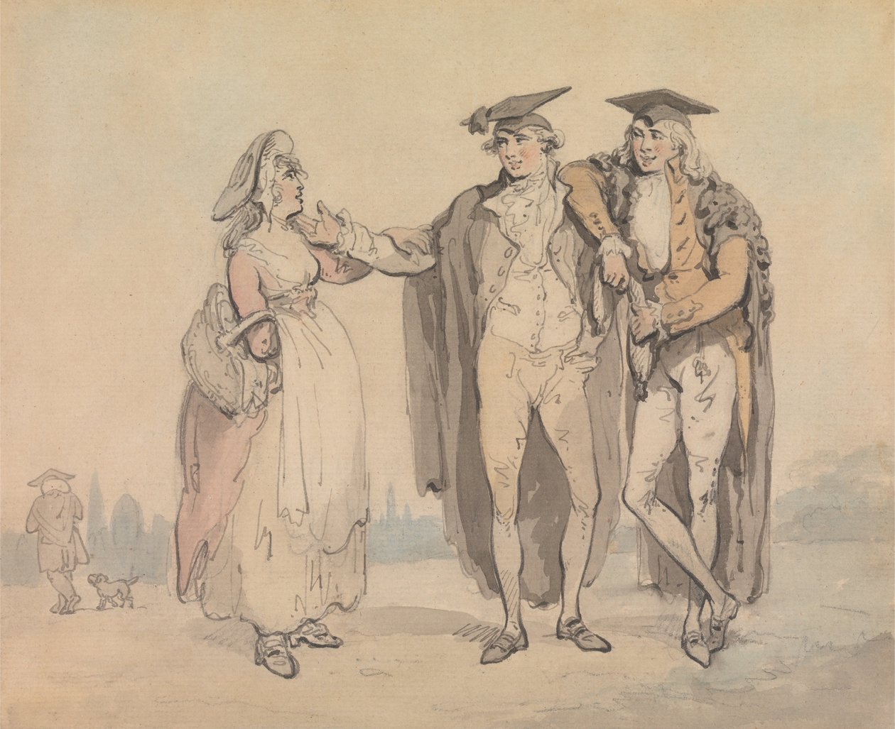 Bucks of the First Head tekijältä Thomas Rowlandson