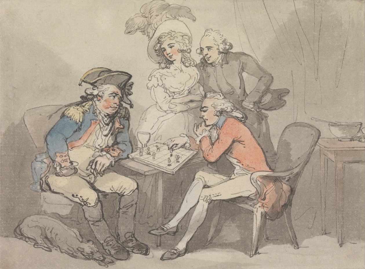 Shakki Matti tekijältä Thomas Rowlandson