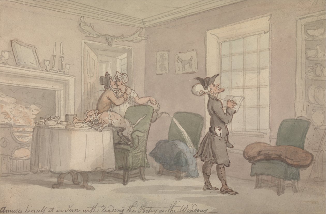 Tohtori Syntaksi Ikkunan järjen kopioiminen tekijältä Thomas Rowlandson