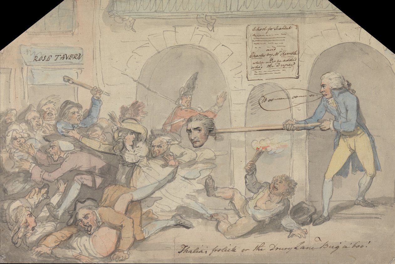 Drury Lane. Skandaalin koulu tekijältä Thomas Rowlandson