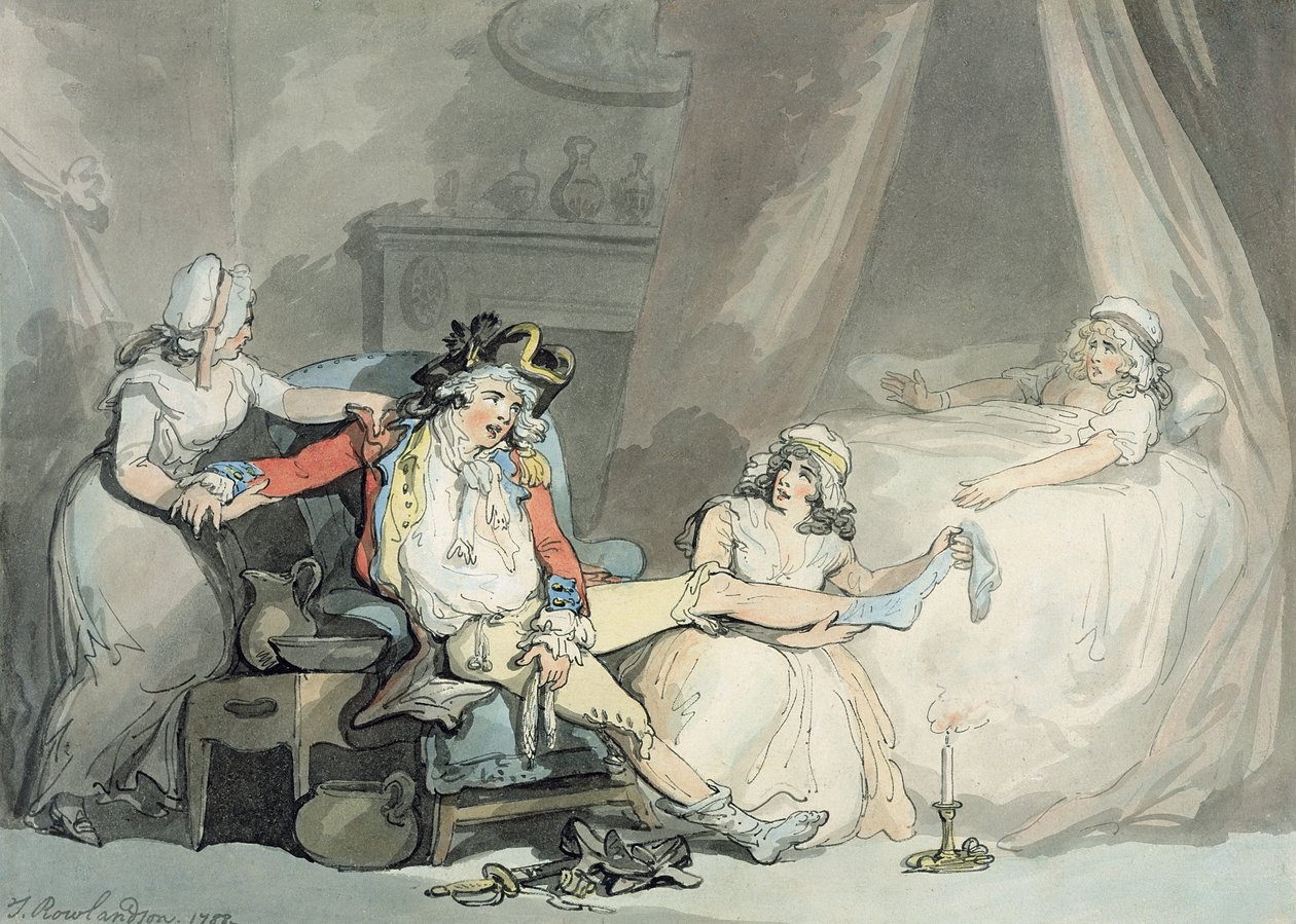 Kello neljä kaupungissa tekijältä Thomas Rowlandson