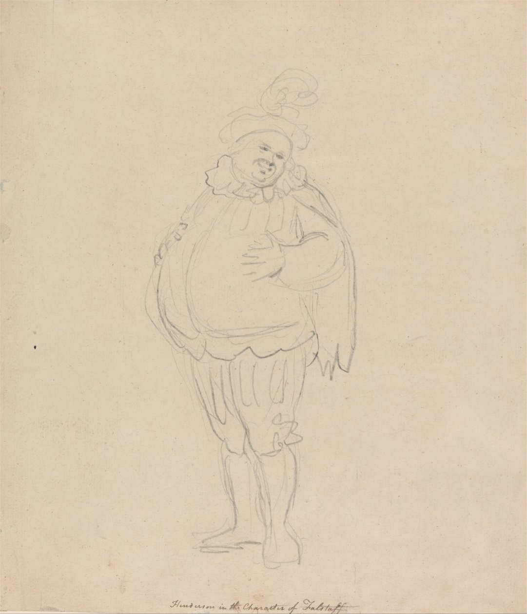 Henderson elokuvassa Falstaff tekijältä Thomas Rowlandson