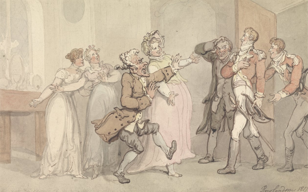 Kateus, raivo, pettymys ... tekijältä Thomas Rowlandson